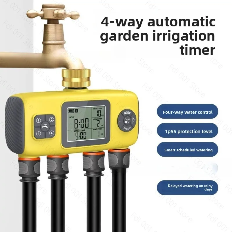 Garden Watering Irrigation Controller Timer, Waterproof Intelligent Timing Automatic Irrigation Plant Water Dispenser
Garden Watering Irrigation Controller Timer, Waterproof Intelligent Timing Automatic Irrigation Plant Water Dispenser