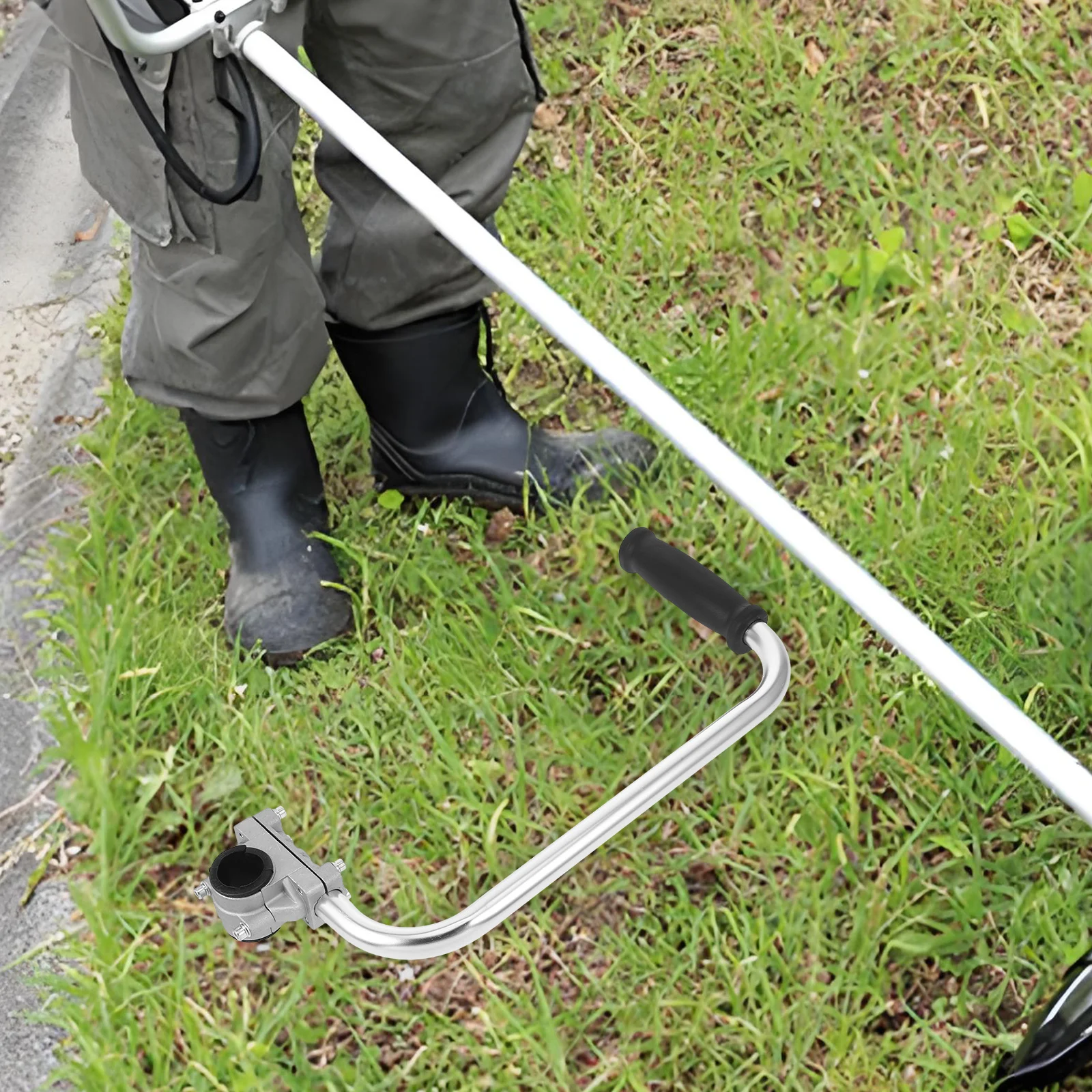 Adjustable String Trimmer Handle with Bracket Clamp Ergonomic Grip for Lawn Mower Yard Trimming Edging Tool Extension
Adjustable String Trimmer Handle with Bracket Clamp Ergonomic Grip for Lawn Mower Yard Trimming Edging Tool Extension