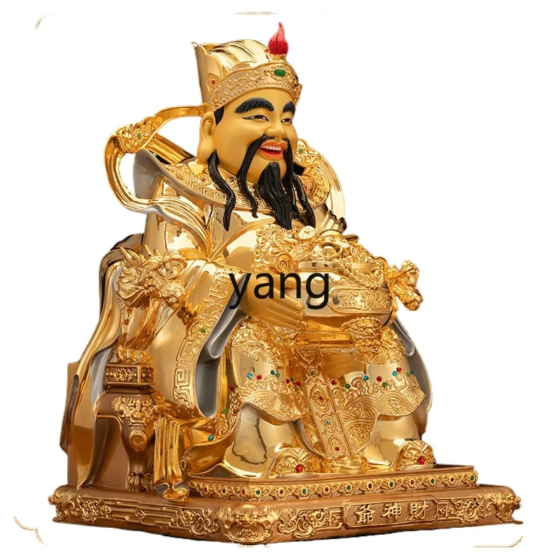 LTT Pure Copper Gilt God of Wealth Statue Office Company Opens Lucky Buddha Statue
LTT Pure Copper Gilt God of Wealth Statue Office Company Opens Lucky Buddha Statue