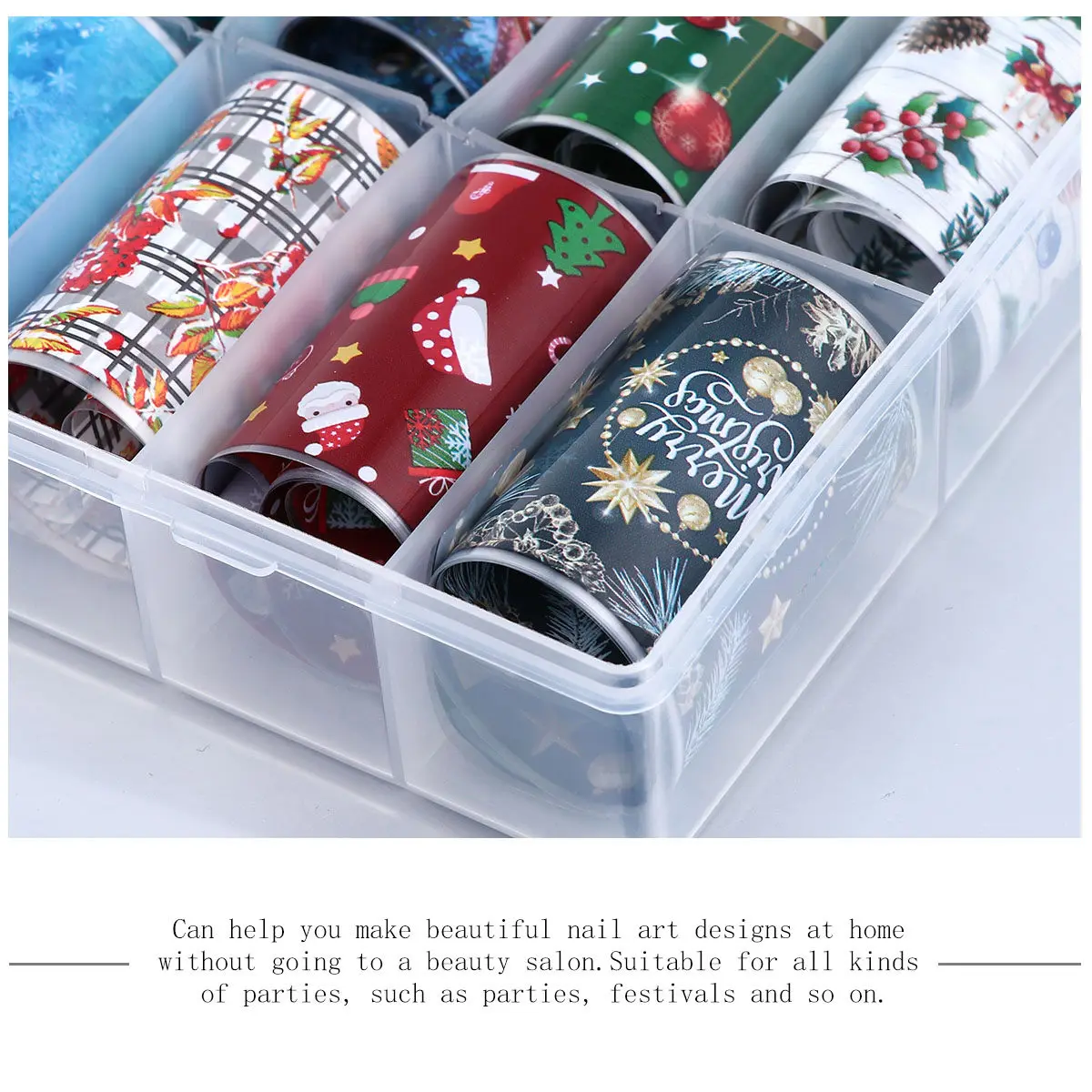 Manicure Stickers Festive Nail Full Decals Holiday Adhesive Fingernail All
Manicure Stickers Festive Nail Full Decals Holiday Adhesive Fingernail All