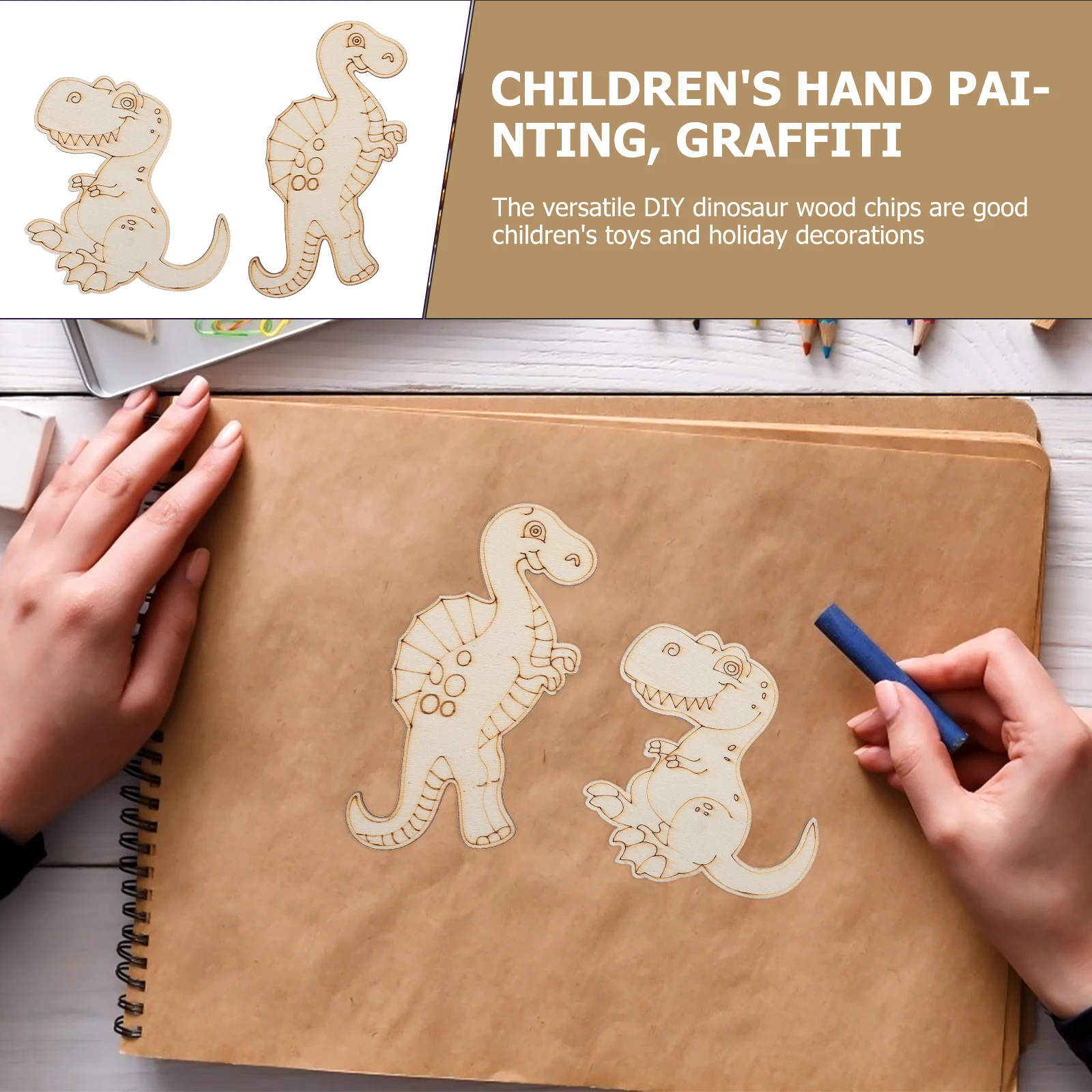 20 Pcs Dinosaur Wood Chip Toys Shapes Unfinished Cutouts Chips Label Graffiti Child
20 Pcs Dinosaur Wood Chip Toys Shapes Unfinished Cutouts Chips Label Graffiti Child