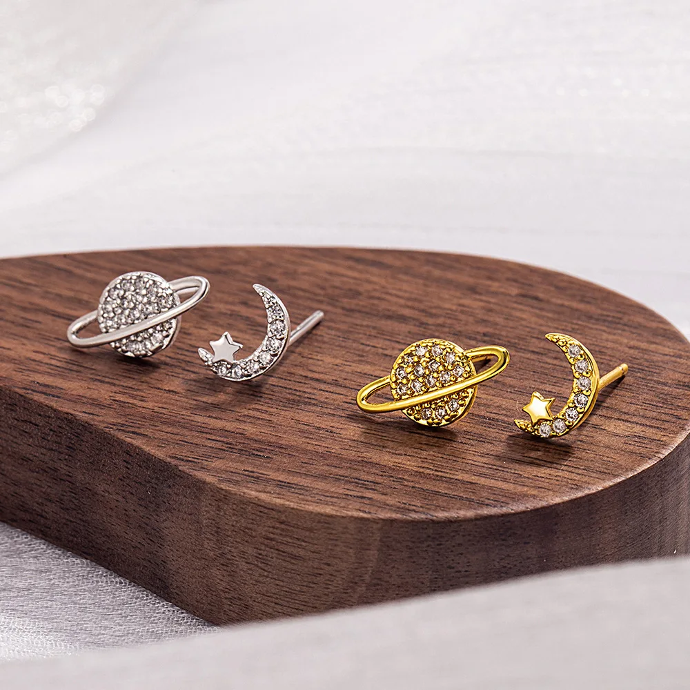 925 Sterling Silver Earrings Star and Moon Earrings Women's Fashionable Simple Birthday Party Wedding Anniversary Jewelry Gift
925 Sterling Silver Earrings Star and Moon Earrings Women's Fashionable Simple Birthday Party Wedding Anniversary Jewelry Gift