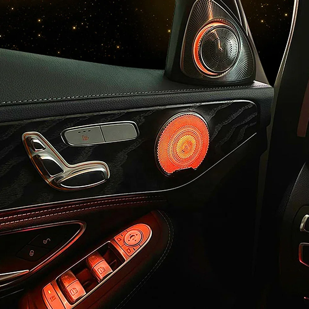 Car Speaker Midrange Cover Atmosphere Lights Glow Cover Ambient Light for Mercedes-Benz W205 X253
Car Speaker Midrange Cover Atmosphere Lights Glow Cover Ambient Light for Mercedes-Benz W205 X253