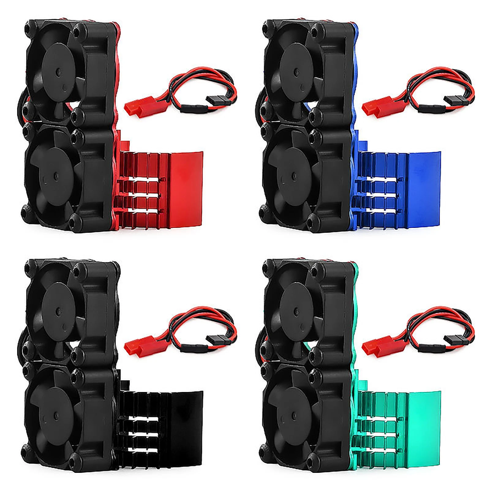 RC VXL-3S Motor Dual Fan Radiator for Traxxas Slash/Stampede/Rustler 4×4, 540/550 Motor High-Speed Radiator
RC VXL-3S Motor Dual Fan Radiator for Traxxas Slash/Stampede/Rustler 4×4, 540/550 Motor High-Speed Radiator