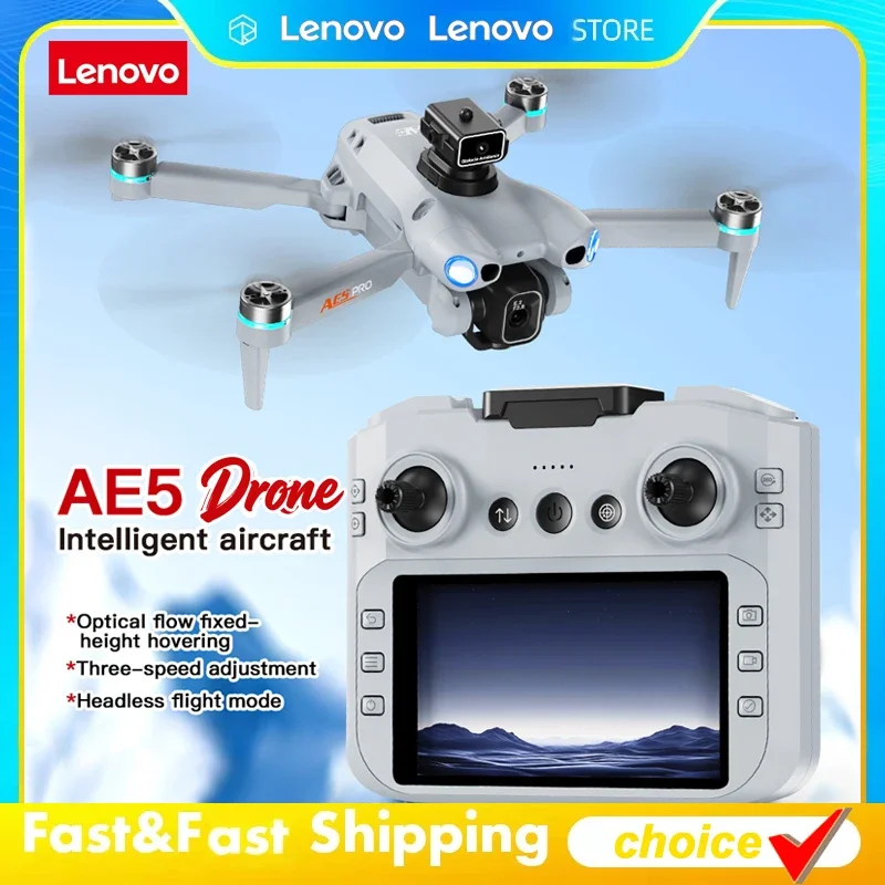 2026 Lenovo AE5 Foldable RC Drone 8K HD 4K Camera WIFI Brushless Motor UAV with Screen Remote Control Professional QuadcopterToy
2026 Lenovo AE5 Foldable RC Drone 8K HD 4K Camera WIFI Brushless Motor UAV with Screen Remote Control Professional QuadcopterToy