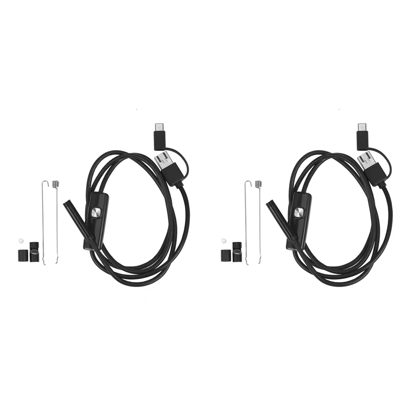 ABKQ-2X 3-In-1 Industrial Endoscope Borescope Inspection Camera Built-In 6 Leds IP67 Waterproof USB Type-C Endoscope
ABKQ-2X 3-In-1 Industrial Endoscope Borescope Inspection Camera Built-In 6 Leds IP67 Waterproof USB Type-C Endoscope