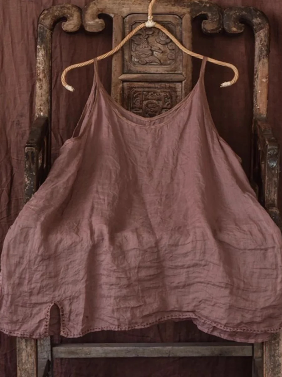 Женская хлопково-льняная майка большого размера с вышивкой, весна-лето, свободная верхняя одежда, закрывающая живот, Base irt
Женская хлопково-льняная майка большого размера с вышивкой, весна-лето, свободная верхняя одежда, закрывающая живот, Base irt