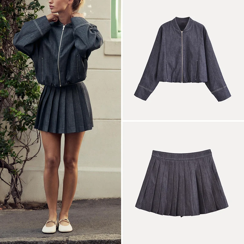 High Waist Denim Jaet And Skirt Set Spring 2025 New Women's Faion High Waist Jeans Jaet 252576 And Skirt 254576
High Waist Denim Jaet And Skirt Set Spring 2025 New Women's Faion High Waist Jeans Jaet 252576 And Skirt 254576