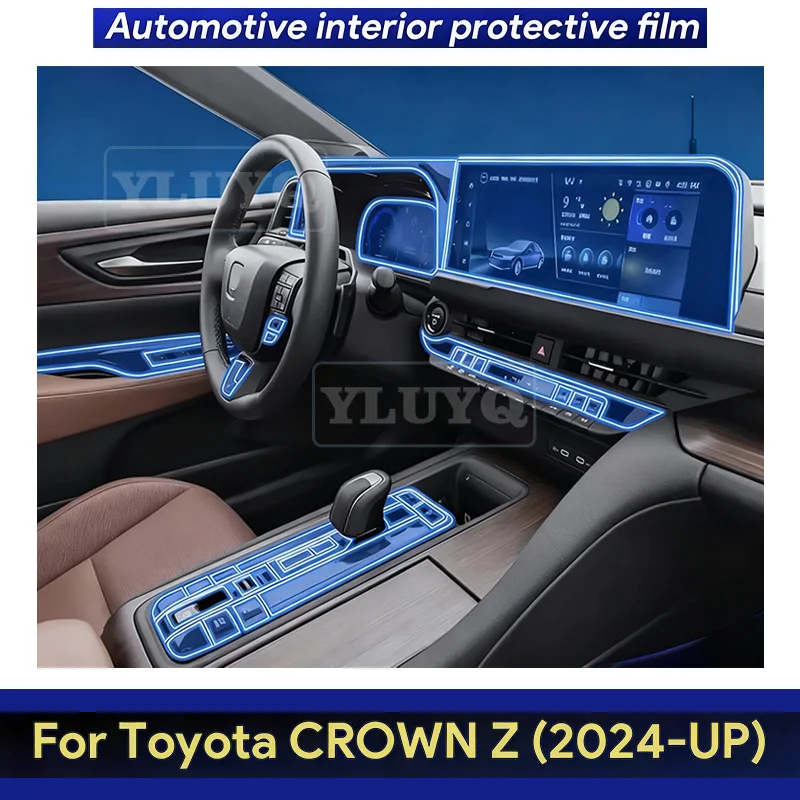 For Toyota CROWN Z 2024 2025 Interior Car Center Console Navigation Screen Transparent TPU Protective Film Anti-scratch Repair
For Toyota CROWN Z 2024 2025 Interior Car Center Console Navigation Screen Transparent TPU Protective Film Anti-scratch Repair