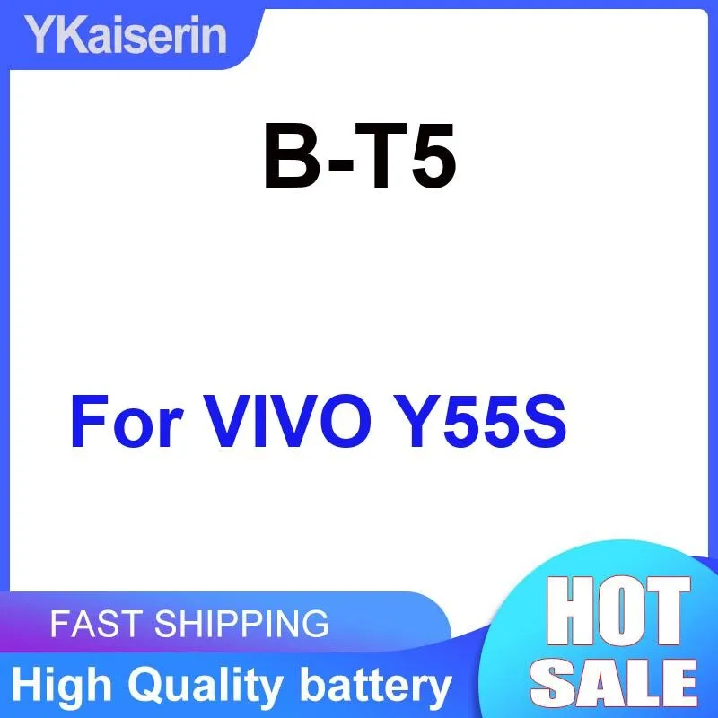 Батарея мобильного телефона большой емкости B-T5 Надежная замена для Vivo Y55S 6000 мАч
Батарея мобильного телефона большой емкости B-T5 Надежная замена для Vivo Y55S 6000 мАч