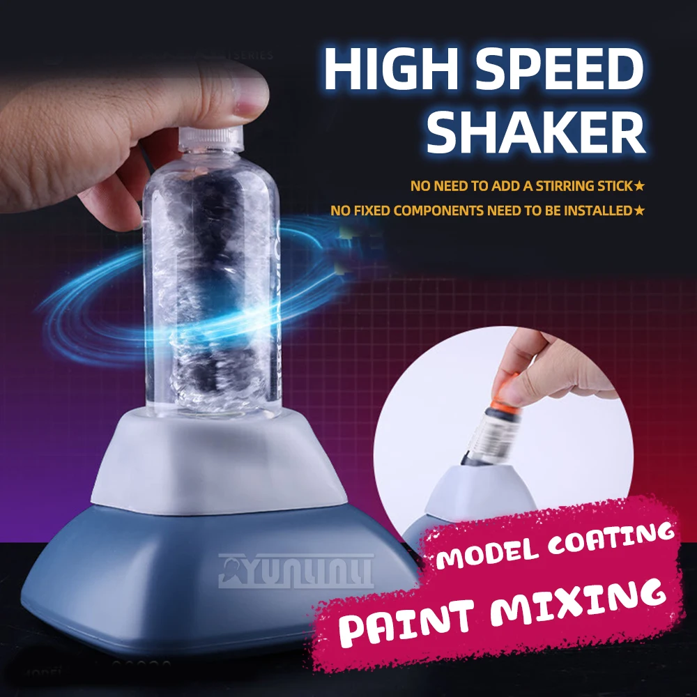 Vortex mixer Paint high-speed shaker, up to model coloring tool, paint pigment shaker
Vortex mixer Paint high-speed shaker, up to model coloring tool, paint pigment shaker