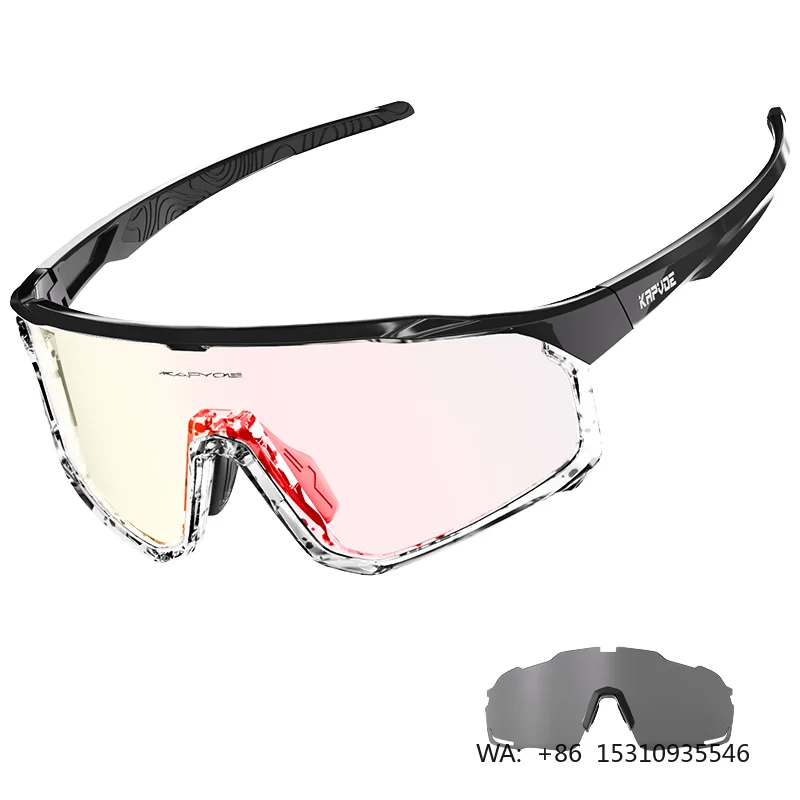 One-piece Large Vision PC Lens Photochromic Anti-Glare Comfortable Outdoor Cycling Sport Sunglasses Men Women
One-piece Large Vision PC Lens Photochromic Anti-Glare Comfortable Outdoor Cycling Sport Sunglasses Men Women