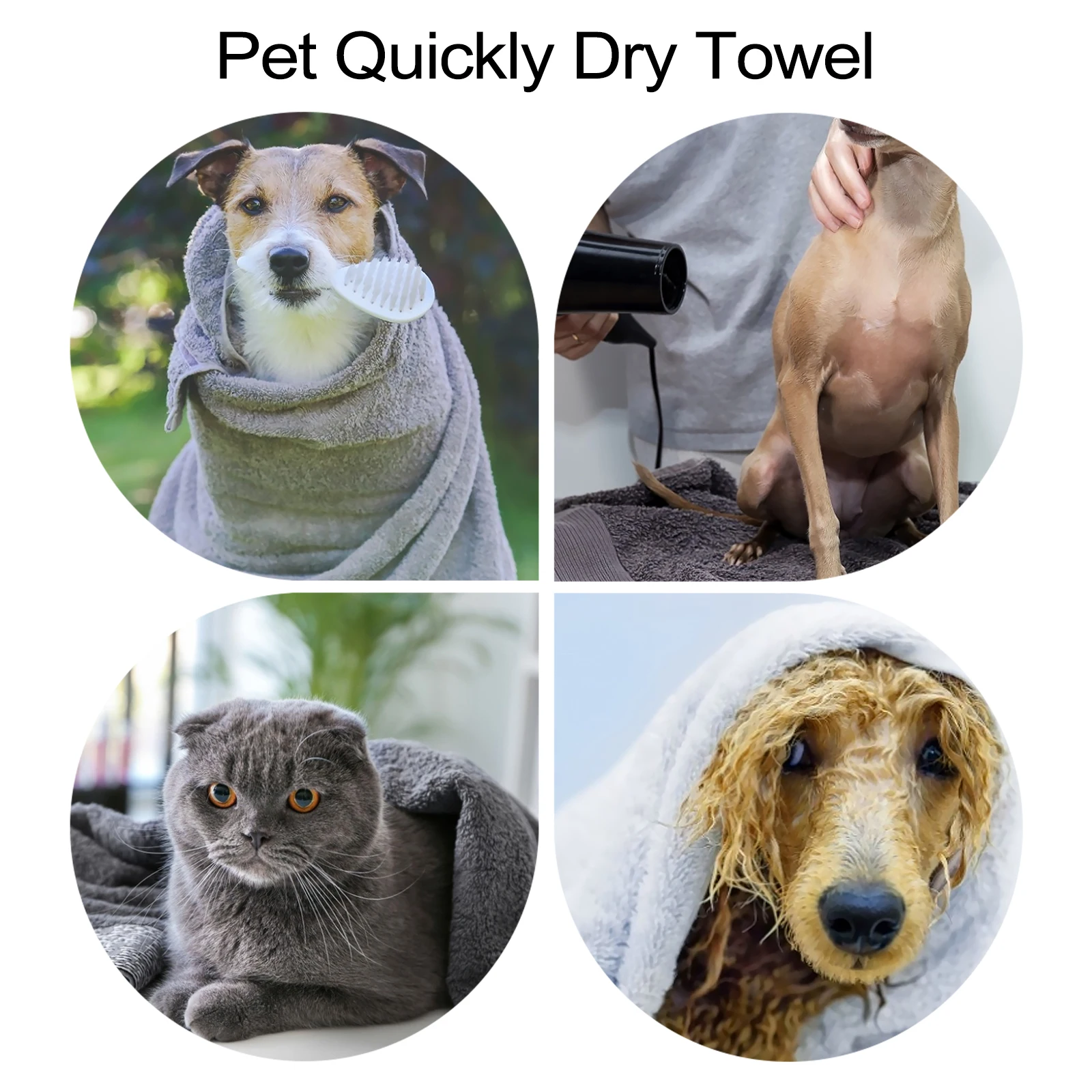 Pet Bath Towel Dog Shower Super Soft Microfiber Quick Dry Absorbent Thickened Enlarged Foldable Storage Pink Puppies
Pet Bath Towel Dog Shower Super Soft Microfiber Quick Dry Absorbent Thickened Enlarged Foldable Storage Pink Puppies