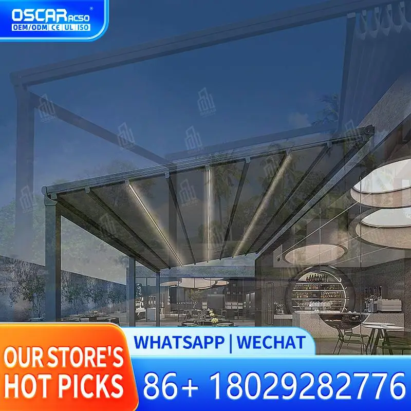 Aluminum Alloy Gazebo Pergola Waterproof Retractable Easily Assembled Windproof Hardtop For Balcony Backyard Outdoor Retractable
Aluminum Alloy Gazebo Pergola Waterproof Retractable Easily Assembled Windproof Hardtop For Balcony Backyard Outdoor Retractable