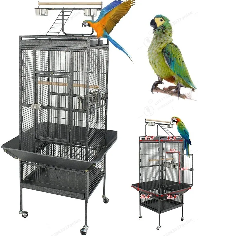 Anti-Splash Bird Cage Top-Nest Pigeon & Parrot Carrier Square Breeding Cage with Steel Plastic Mesh & Wired Material
Anti-Splash Bird Cage Top-Nest Pigeon & Parrot Carrier Square Breeding Cage with Steel Plastic Mesh & Wired Material