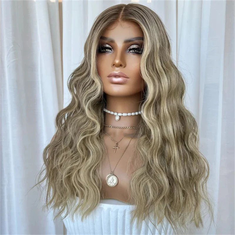 Коричневый вьющийся парик со светлыми бликами Синтетический парик фронта шнурка с темными корнями Свободная часть Швейцарский парик фронта шнурка с волосами ребенка
Коричневый вьющийся парик со светлыми бликами Синтетический парик фронта шнурка с темными корнями Свободная часть Швейцарский парик фронта шнурка с волосами ребенка