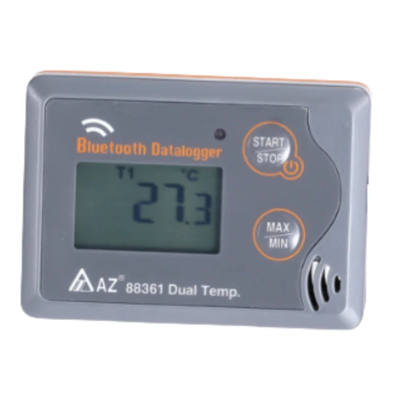 AZ88361 Bluetooth temperature and humidity recorder Agricultural cold chain transport container temperature automatic recorder
AZ88361 Bluetooth temperature and humidity recorder Agricultural cold chain transport container temperature automatic recorder
