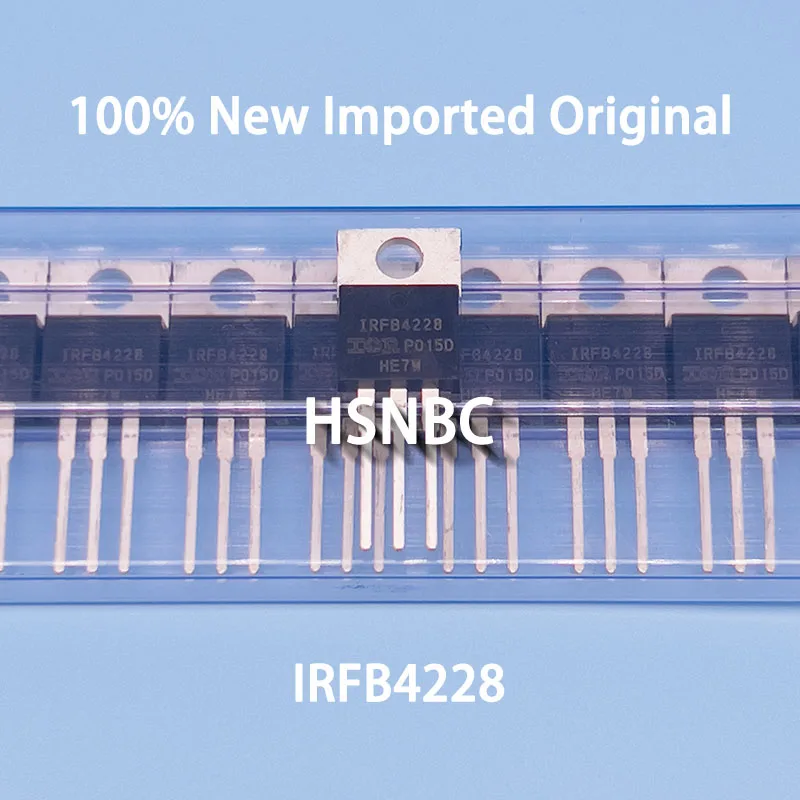 10Pcs/Lot IRFB4228 IRFB4228PBF FB4228 TO-220 150V 170A MOSFET N-channel Power Transistor 100% New Imported Original
10Pcs/Lot IRFB4228 IRFB4228PBF FB4228 TO-220 150V 170A MOSFET N-channel Power Transistor 100% New Imported Original