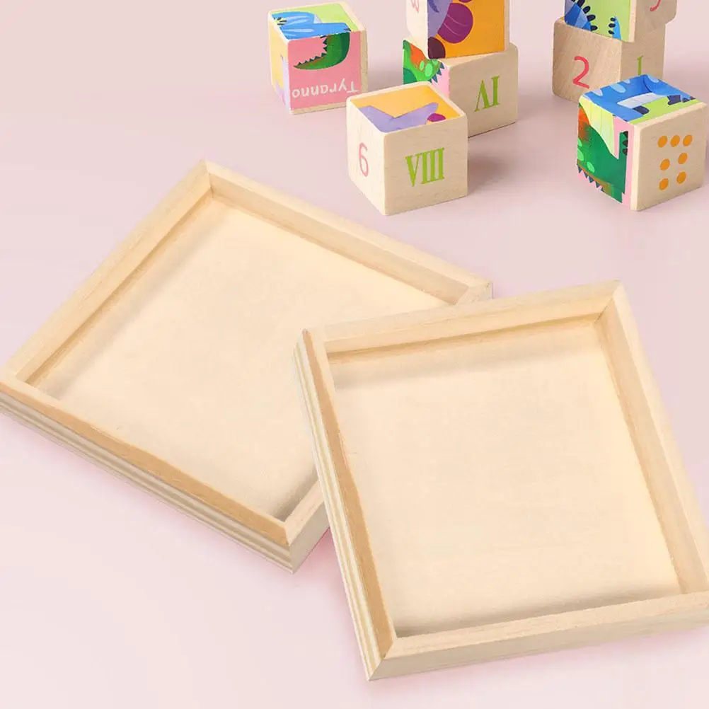 5 Pcs Puzzle Storage Trays Unfinished Wood Serving Bracket Square Shape Sundries Holder 3d Organizer Wooden Toy Blocks
5 Pcs Puzzle Storage Trays Unfinished Wood Serving Bracket Square Shape Sundries Holder 3d Organizer Wooden Toy Blocks