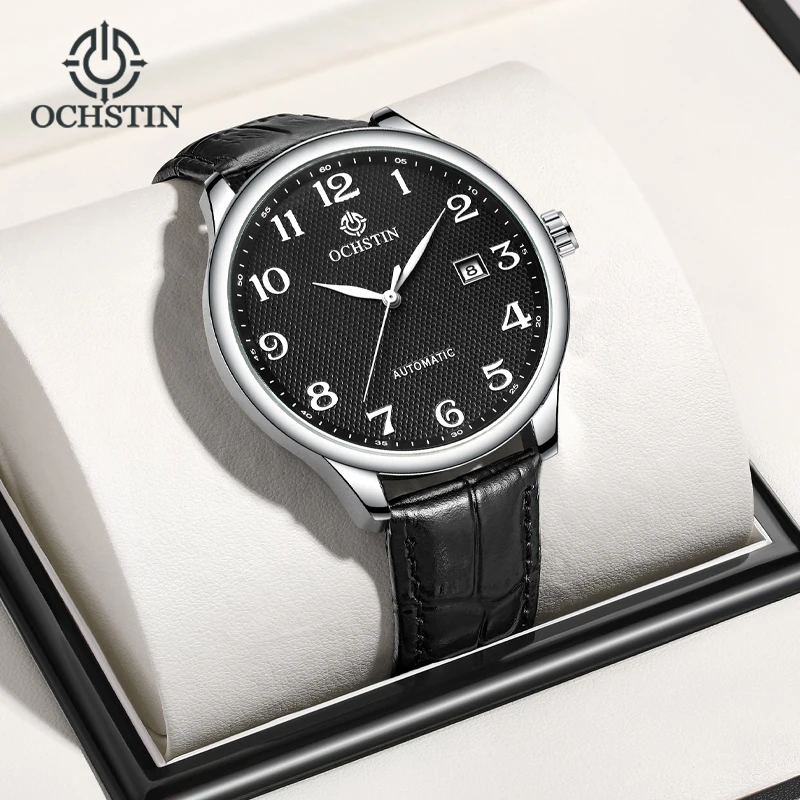 OCHSTIN Men's Watches Automatic Mechanical Watches Leather Strap High Quality Business Fashionable Waterproof Male Wristwatches
OCHSTIN Men's Watches Automatic Mechanical Watches Leather Strap High Quality Business Fashionable Waterproof Male Wristwatches