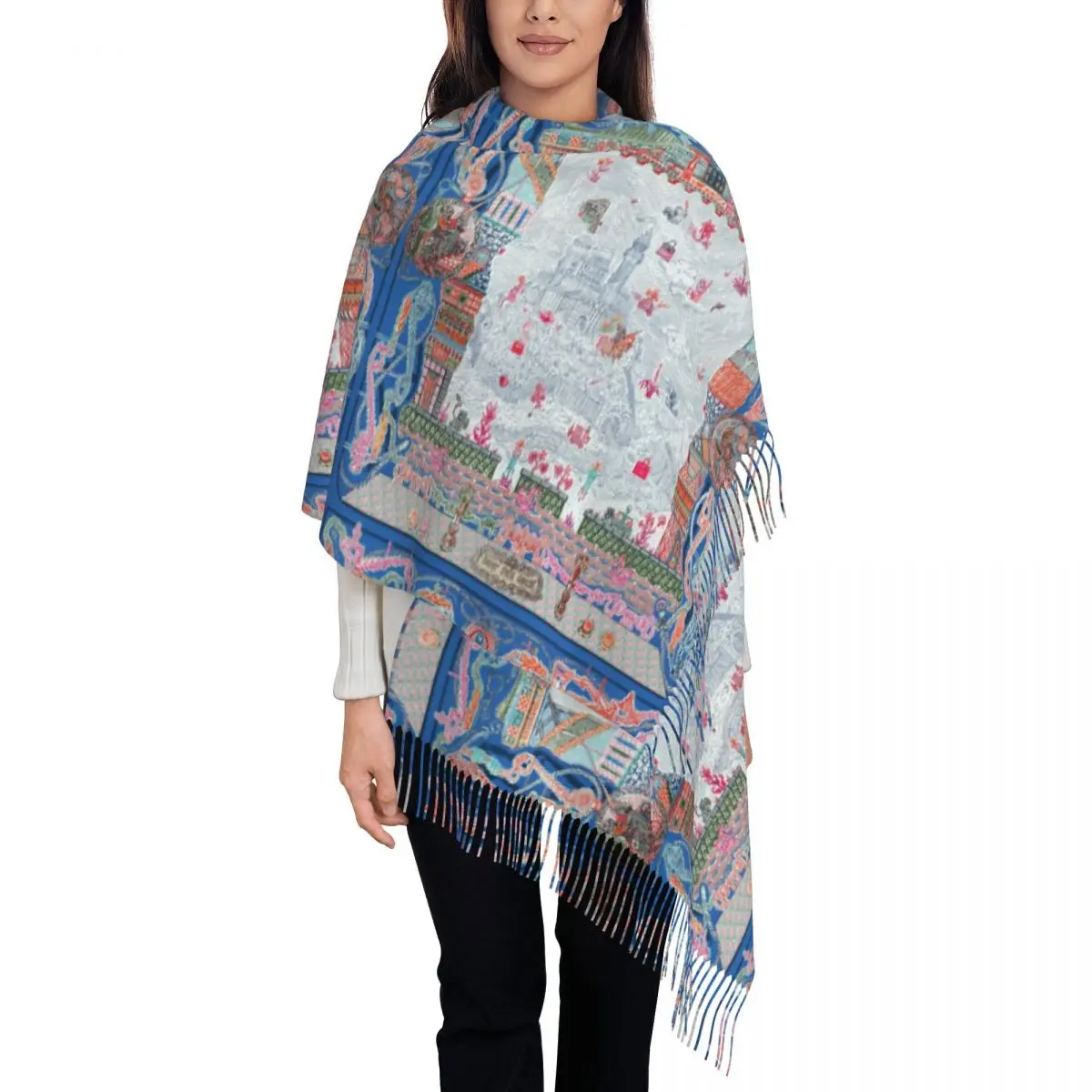 Outdoor Scarf Autumn Castle Print Shawl Wraps Beach Luxury H Custom Bandana Womens Luxury Brand Head Scarves
Outdoor Scarf Autumn Castle Print Shawl Wraps Beach Luxury H Custom Bandana Womens Luxury Brand Head Scarves