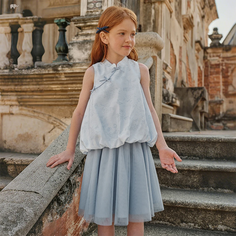 Комплекты из топа и юбки Dave Bella для девочек 7-13 лет, 2 предмета: рубашка и сетчатая юбка, летние костюмы в китайском стиле для принцесс, уличная одежда DK2262400
Комплекты из топа и юбки Dave Bella для девочек 7-13 лет, 2 предмета: рубашка и сетчатая юбка, летние костюмы в китайском стиле для принцесс, уличная одежда DK2262400