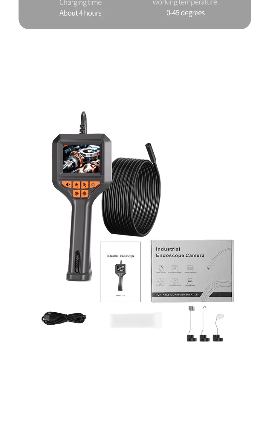 2MP 1080P 2.8Inch IPS Screen Tris-Lens Industrial Endoscope CMOS Borescope Inspection Otoscope Camera Digital Microscope
2MP 1080P 2.8Inch IPS Screen Tris-Lens Industrial Endoscope CMOS Borescope Inspection Otoscope Camera Digital Microscope