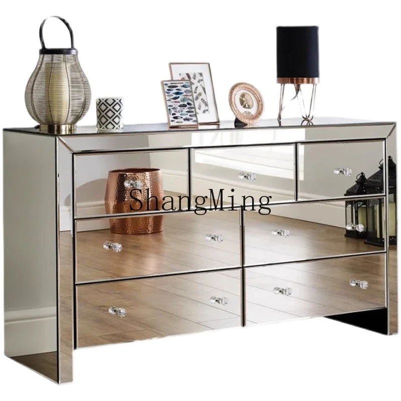 FG entrance decorative cabinet mirror glass storage living room partition dining side multi-functional drawer cabinet
FG entrance decorative cabinet mirror glass storage living room partition dining side multi-functional drawer cabinet