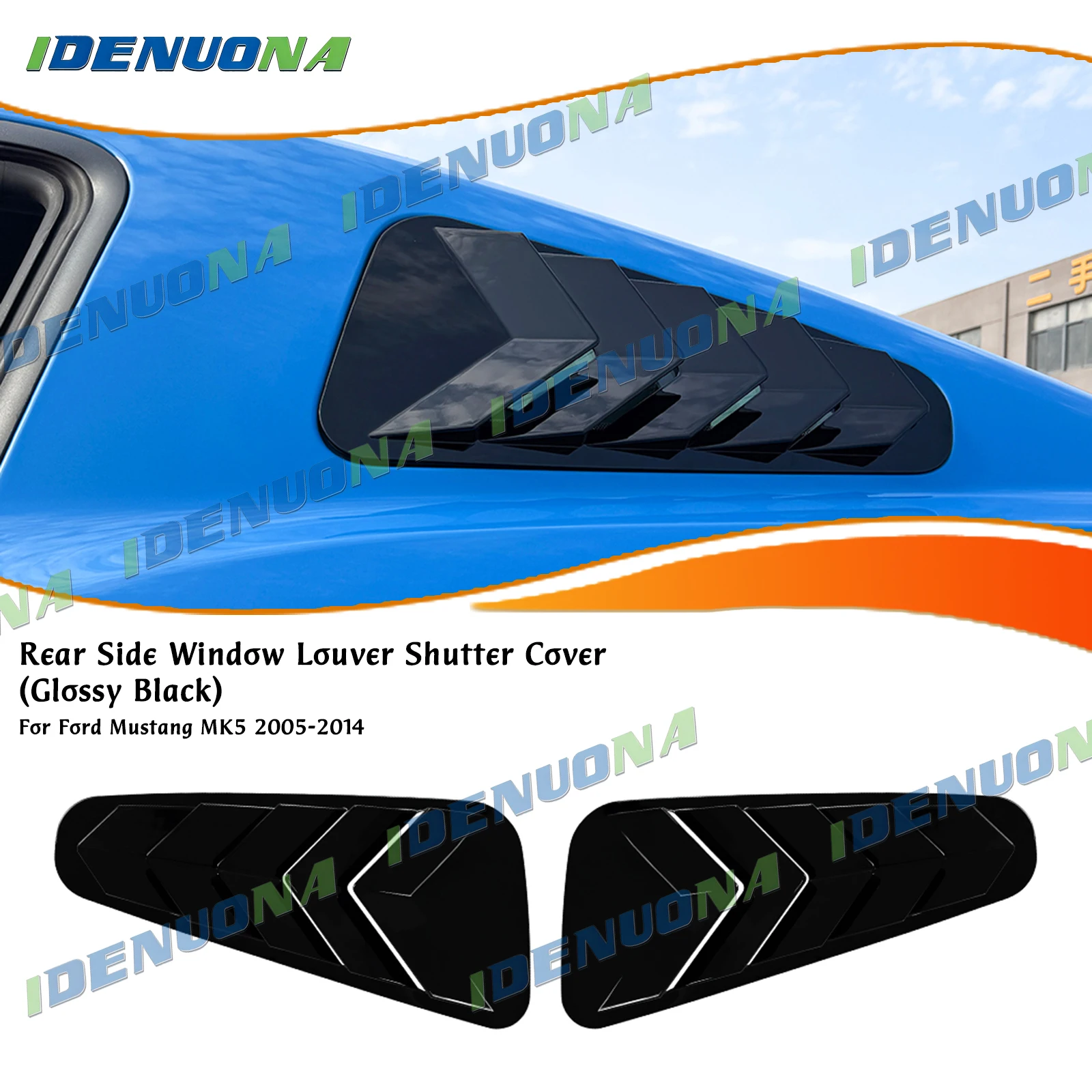 For Ford Mustang MK5 2005-2014 Rear Louver Window Side Vent Shutter Cover Trim
For Ford Mustang MK5 2005-2014 Rear Louver Window Side Vent Shutter Cover Trim