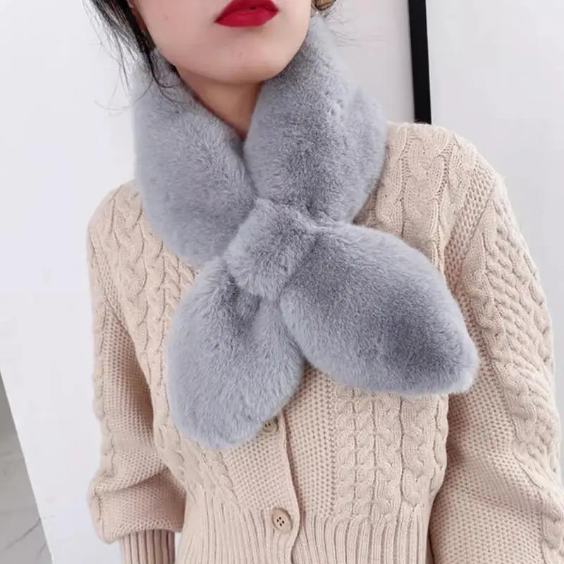 Fake Fur Scarf Female Imitation Rabbit Fur Warm Scarf Winter Student Plush Female Scarf Winter Cold Outdoor Thickening Warm
Fake Fur Scarf Female Imitation Rabbit Fur Warm Scarf Winter Student Plush Female Scarf Winter Cold Outdoor Thickening Warm