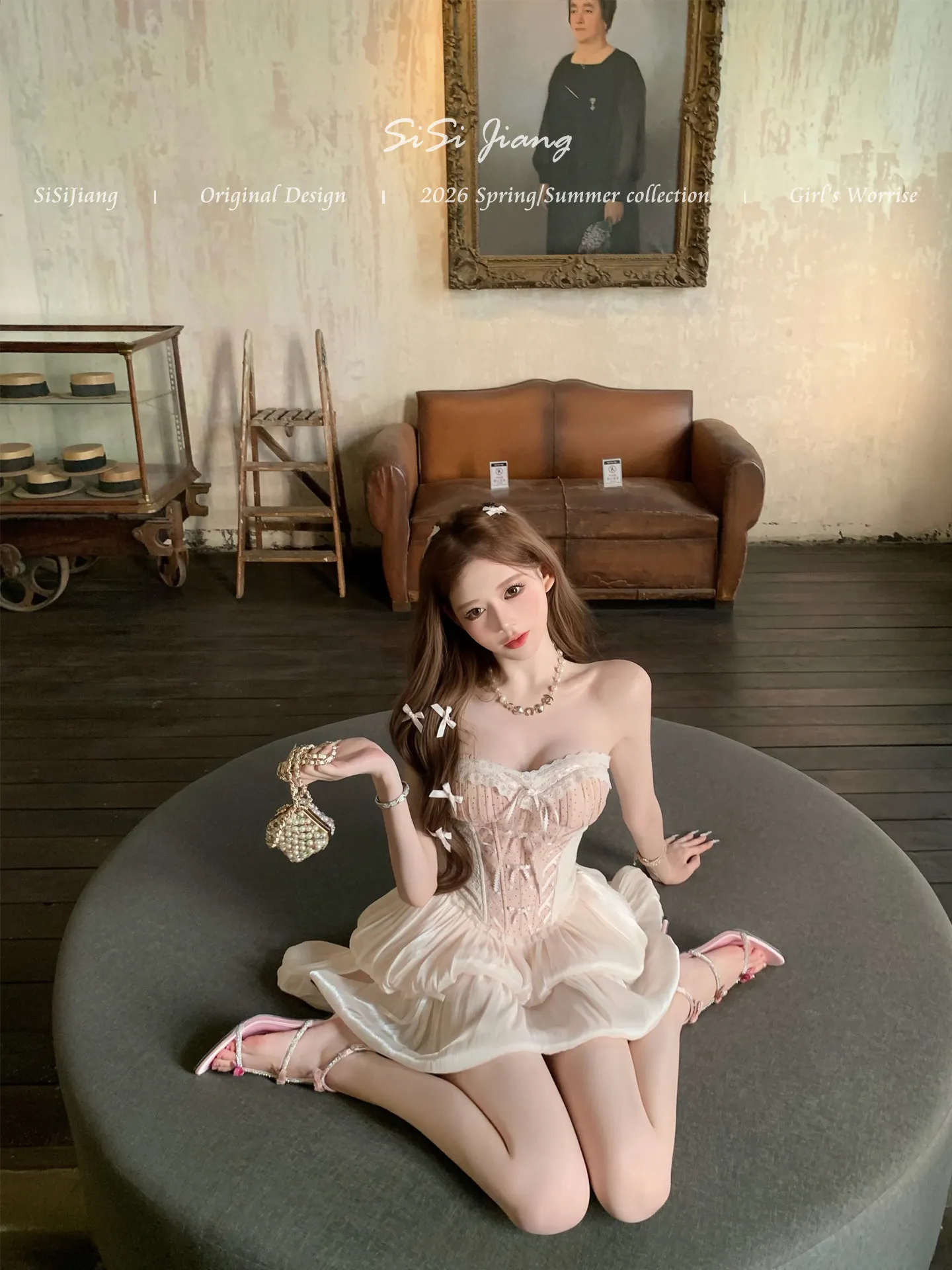 Burjuman Pink Ballet Style Ruffle Trim Camisole Top with Waist Cinching Princess Ball Gown Skirt Set for Girls Summer 2026
Burjuman Pink Ballet Style Ruffle Trim Camisole Top with Waist Cinching Princess Ball Gown Skirt Set for Girls Summer 2026