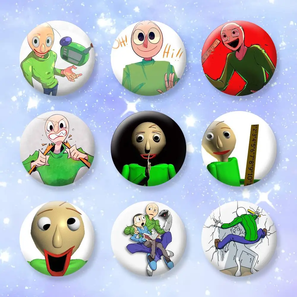 Game Baldi's Basics Badges Creative Tinplate Button PinsBrooch Badge Clothes Backpack
Game Baldi's Basics Badges Creative Tinplate Button PinsBrooch Badge Clothes Backpack