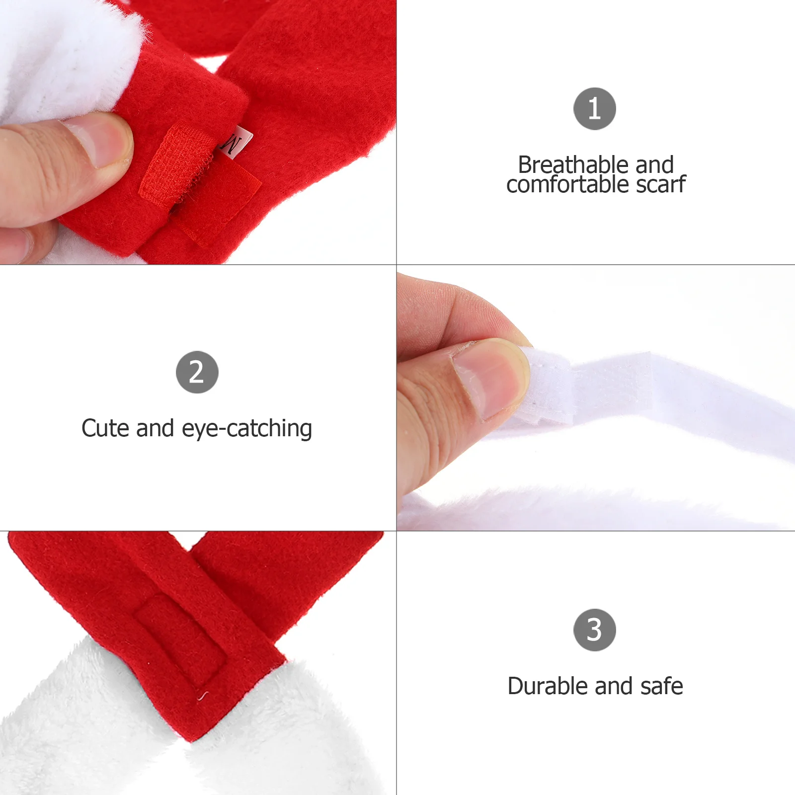 1Set Pet Christmas Hat Scarf Headgear Comfortable Breathable Winter Cosplay Party Dog Cat Xmas Outfit Accessory
1Set Pet Christmas Hat Scarf Headgear Comfortable Breathable Winter Cosplay Party Dog Cat Xmas Outfit Accessory