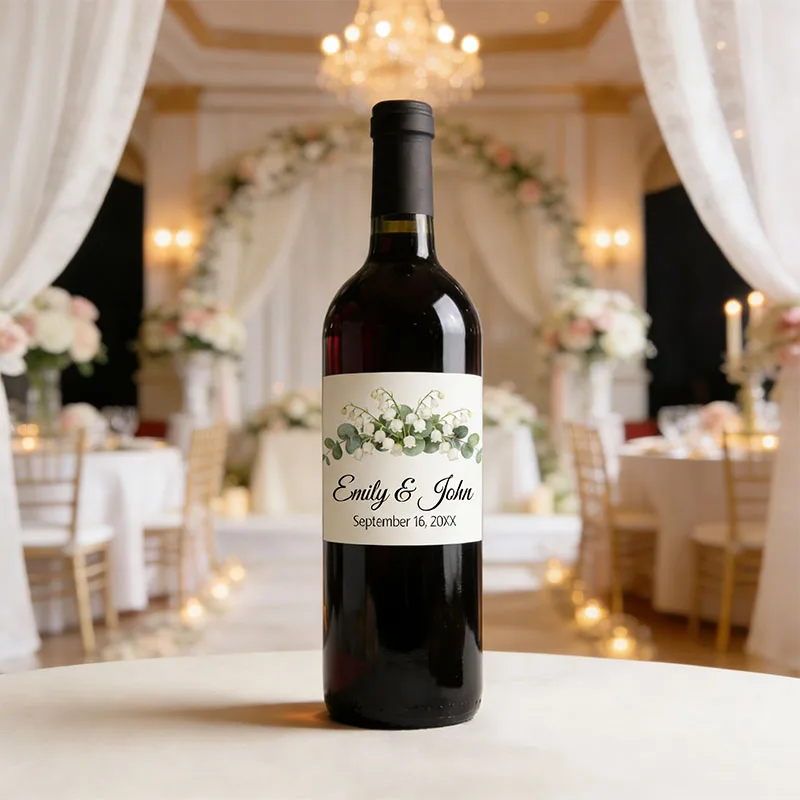 24Pcs Customized Wedding Wine Bottle Labels Festival That Can Print The Couple's Name Wedding Date Or Minimalist Copywriting
24Pcs Customized Wedding Wine Bottle Labels Festival That Can Print The Couple's Name Wedding Date Or Minimalist Copywriting