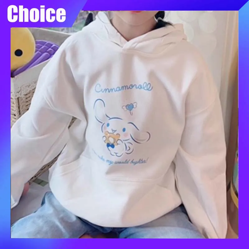 Sanrio Cinnamoroll Children'S Hoodie Anime Cartoon Print Sweatshirt Kawaii Cute Casual Fashion Loose Top Kid Clothing Gift Girl
Sanrio Cinnamoroll Children'S Hoodie Anime Cartoon Print Sweatshirt Kawaii Cute Casual Fashion Loose Top Kid Clothing Gift Girl