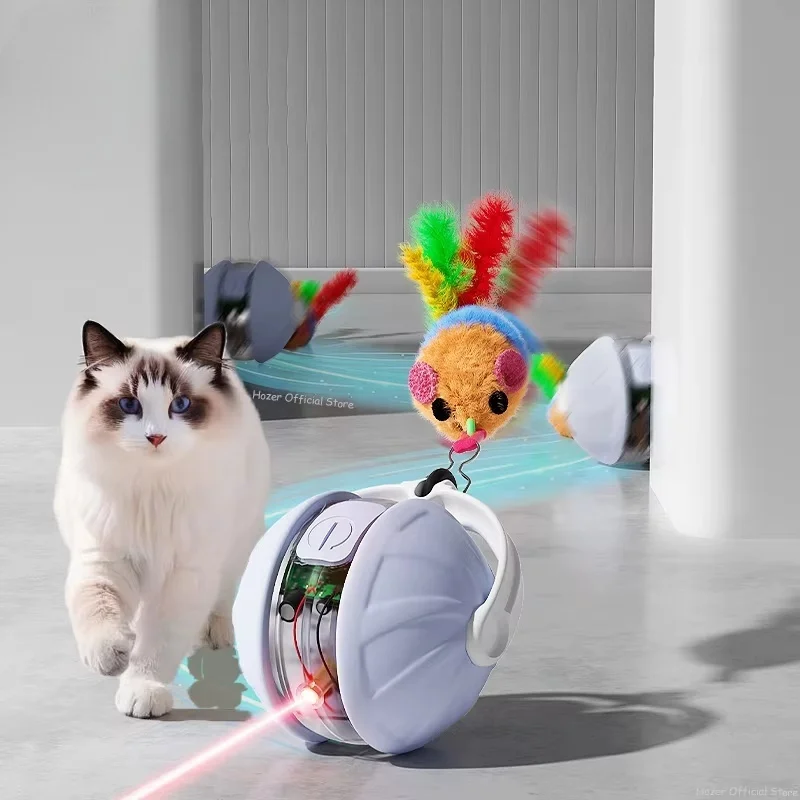 Cat Infrared Interactive Ball Toys Automatic Rolling Ball Tail Rechargeable SCatmart Pet Electric Toy Cat Training Imitate Mouse
Cat Infrared Interactive Ball Toys Automatic Rolling Ball Tail Rechargeable SCatmart Pet Electric Toy Cat Training Imitate Mouse