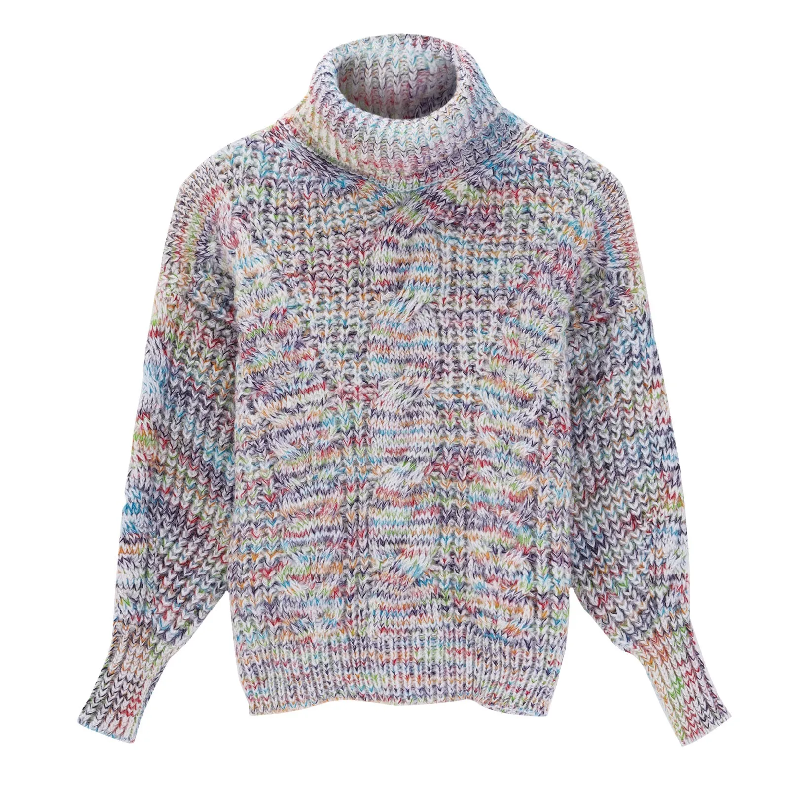 Autumn Winter High neck Mixed Color Flower Pullover Long Sleeve Slim Fit knitted Pullover women Thermal twisted casual Sweaters
Autumn Winter High neck Mixed Color Flower Pullover Long Sleeve Slim Fit knitted Pullover women Thermal twisted casual Sweaters