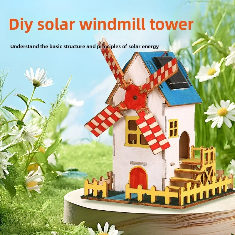 3D puzzle Solar Windmill Toy Science Toy DIY Physics Educational Kit for Kid Model Solar Power Technology Experiment Stem Kit
3D puzzle Solar Windmill Toy Science Toy DIY Physics Educational Kit for Kid Model Solar Power Technology Experiment Stem Kit