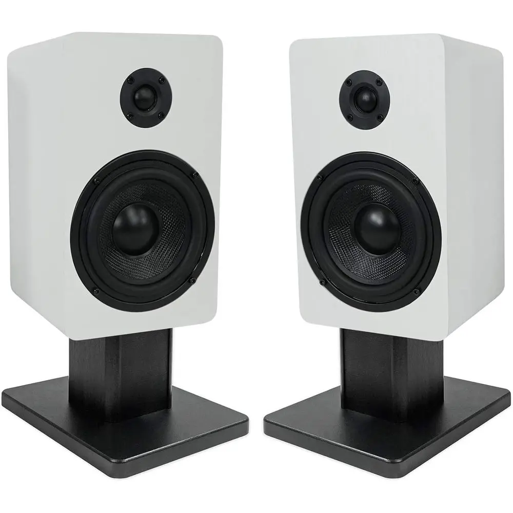 RockShel 58W Bundle: (2) White 360-Watt Peak / 90-Watt RMS 5.25-in Home Theater Bookshel Speakers 8 Ohm, (2) RHT8B Desktop Monit
RockShel 58W Bundle: (2) White 360-Watt Peak / 90-Watt RMS 5.25-in Home Theater Bookshel Speakers 8 Ohm, (2) RHT8B Desktop Monit