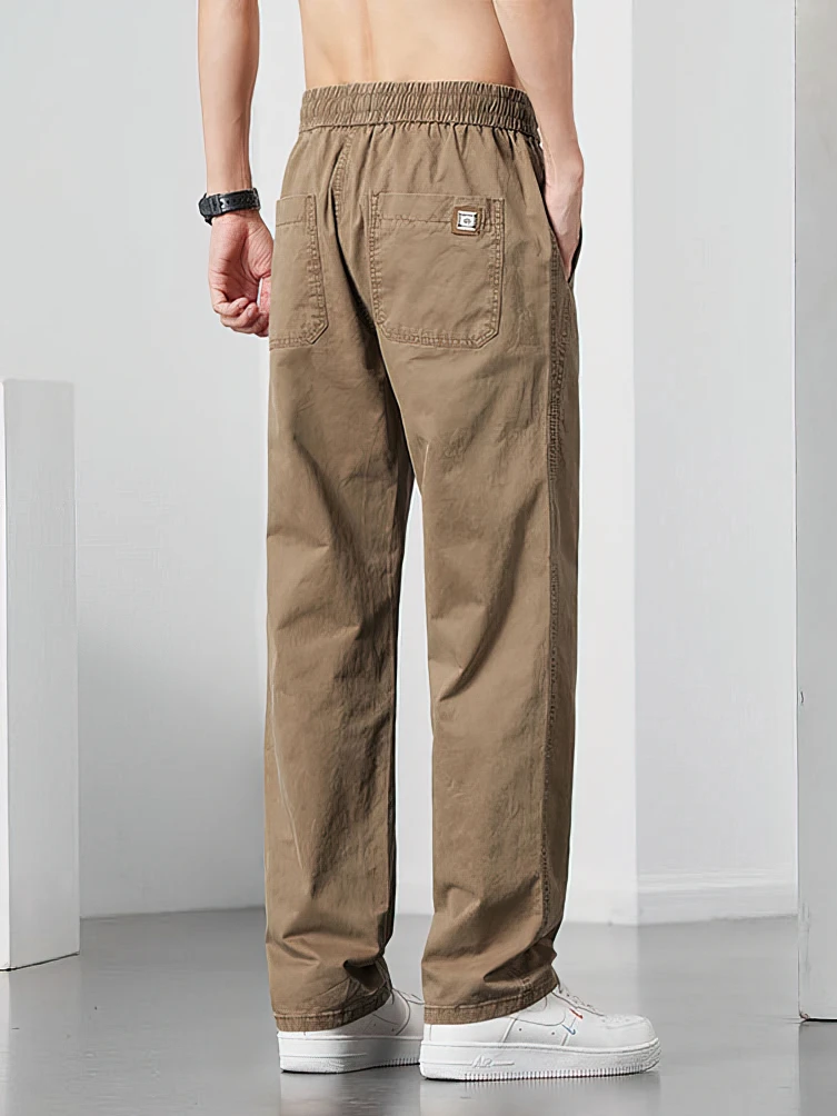Straight Casual Cargo Pants Men Wide Leg Brown Long Cargo Business Work Trousers Drawstring Baggy Sweatpants Male
Straight Casual Cargo Pants Men Wide Leg Brown Long Cargo Business Work Trousers Drawstring Baggy Sweatpants Male