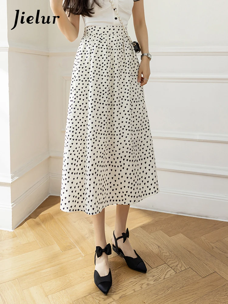 Jielur Autumn New Casual Loose Women Skirts Fashion Sweet Ladies Skirts Woman Khaki Black High Waist Chic A-line Skirts Female 
Jielur Autumn New Casual Loose Women Skirts Fashion Sweet Ladies Skirts Woman Khaki Black High Waist Chic A-line Skirts Female