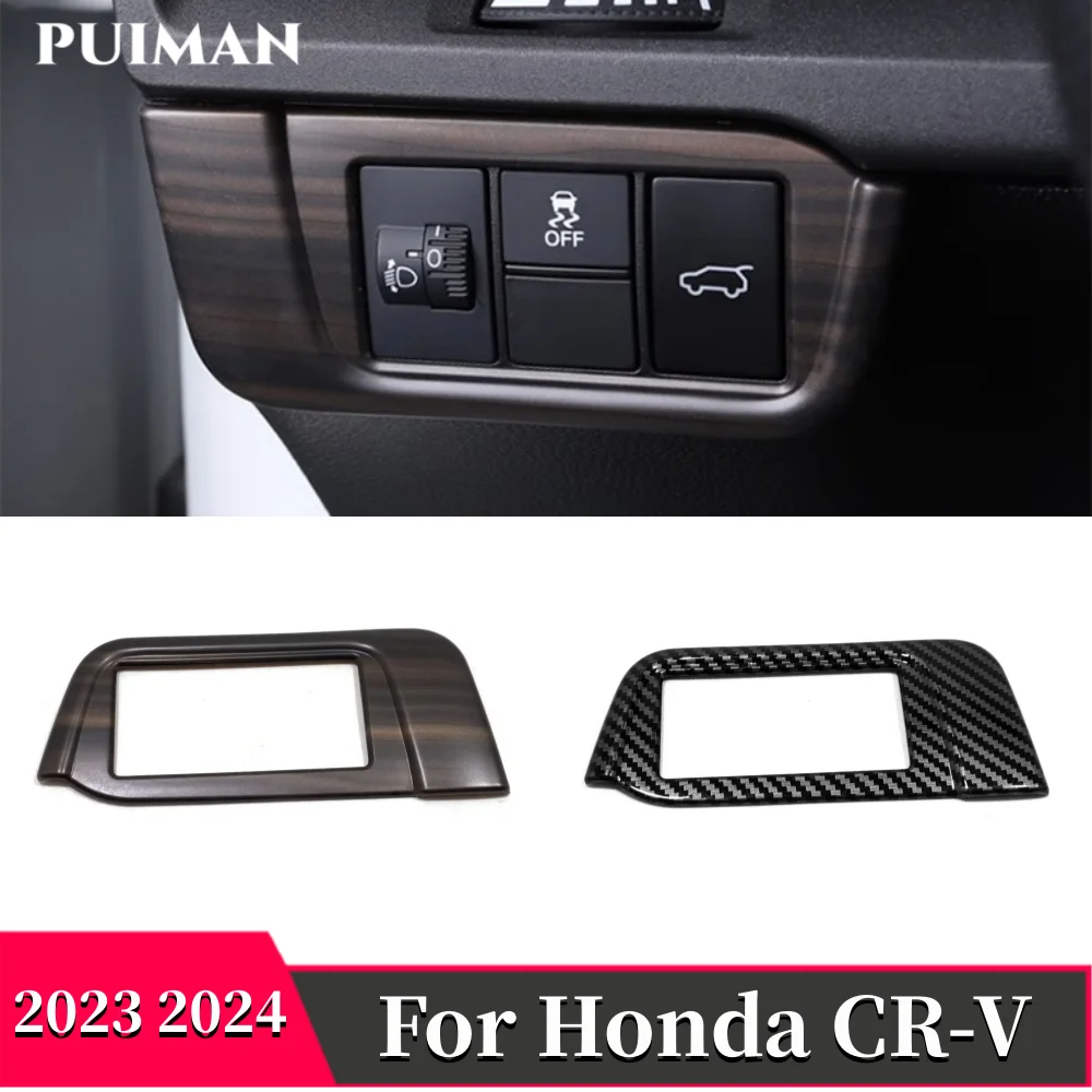 For Honda CRV CR-V 2023 2024 Head Light Switch Control Trim Cover Headlight Button Frame ABS plastic Stickers Car Accessories
For Honda CRV CR-V 2023 2024 Head Light Switch Control Trim Cover Headlight Button Frame ABS plastic Stickers Car Accessories