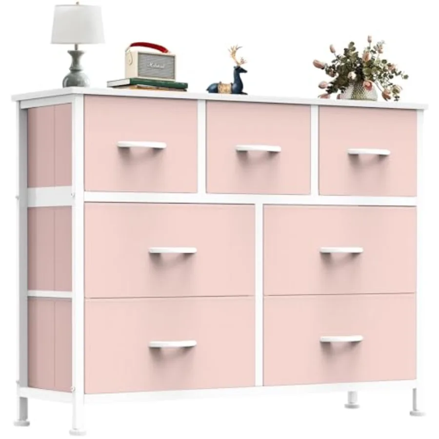 7 Drawers Dresser for Bedroom, Fabric Storage Tower for Living Room, Entryway - Sturdy Steel Frame, Wooden Top and Easy Pull Fa
7 Drawers Dresser for Bedroom, Fabric Storage Tower for Living Room, Entryway - Sturdy Steel Frame, Wooden Top and Easy Pull Fa