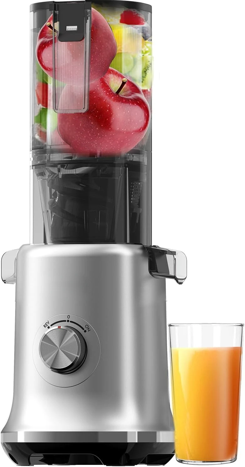Whole Fruits Cold Press Juicer Machines, 4.3-inch (110mm) Powerful Wide Mouth Slow Masticating Juicer with Large Feed Chute for
Whole Fruits Cold Press Juicer Machines, 4.3-inch (110mm) Powerful Wide Mouth Slow Masticating Juicer with Large Feed Chute for