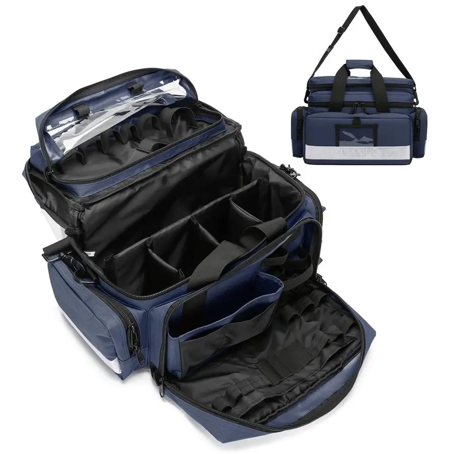 Aid Bag Empty Medical Bag with Detachable Dividers First Aid Kit Organizer for Nurses,Home Health Care, EMT
Aid Bag Empty Medical Bag with Detachable Dividers First Aid Kit Organizer for Nurses,Home Health Care, EMT