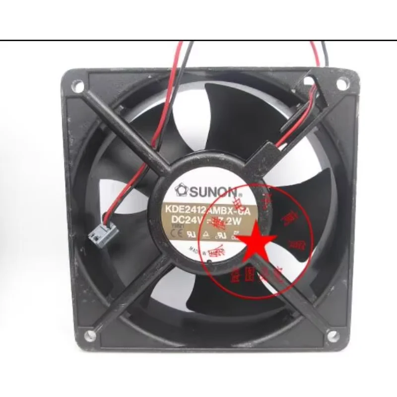 SUNON KDE2412AMBX-6A DC 24 В 7,2 Вт 120x120x38 мм 2-проводной охлаждающий вентилятор для сервера
SUNON KDE2412AMBX-6A DC 24 В 7,2 Вт 120x120x38 мм 2-проводной охлаждающий вентилятор для сервера