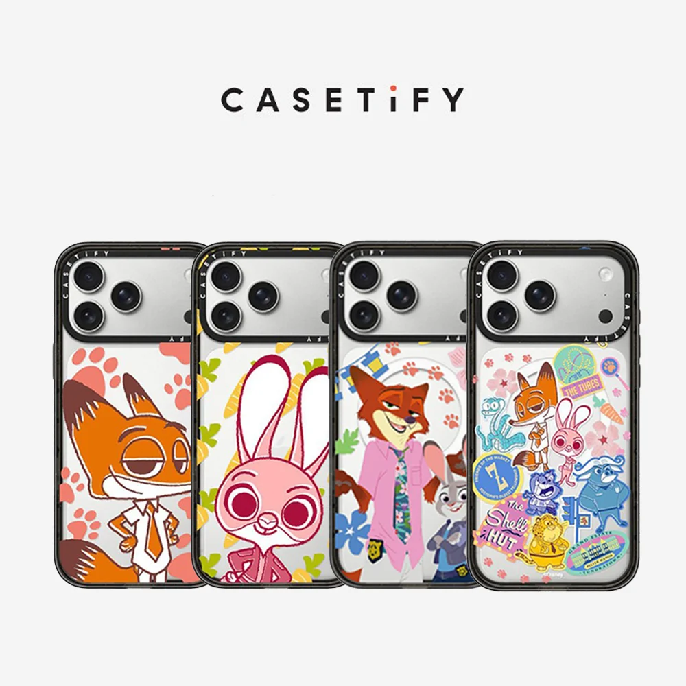 CASETiFY Disney Zootopia 2 Series Magnetic Drop-proof Case for iPhone 13 14 15 16 17 Pro Max Air Plus Protect Cover
CASETiFY Disney Zootopia 2 Series Magnetic Drop-proof Case for iPhone 13 14 15 16 17 Pro Max Air Plus Protect Cover