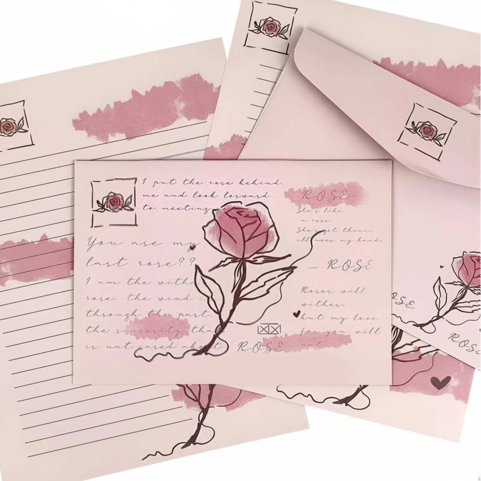 Romantic Envelope and Letter Paper Set, Planet Flower Theme, Handwritten Confession, Blessing, for Partners, Birthday
Romantic Envelope and Letter Paper Set, Planet Flower Theme, Handwritten Confession, Blessing, for Partners, Birthday