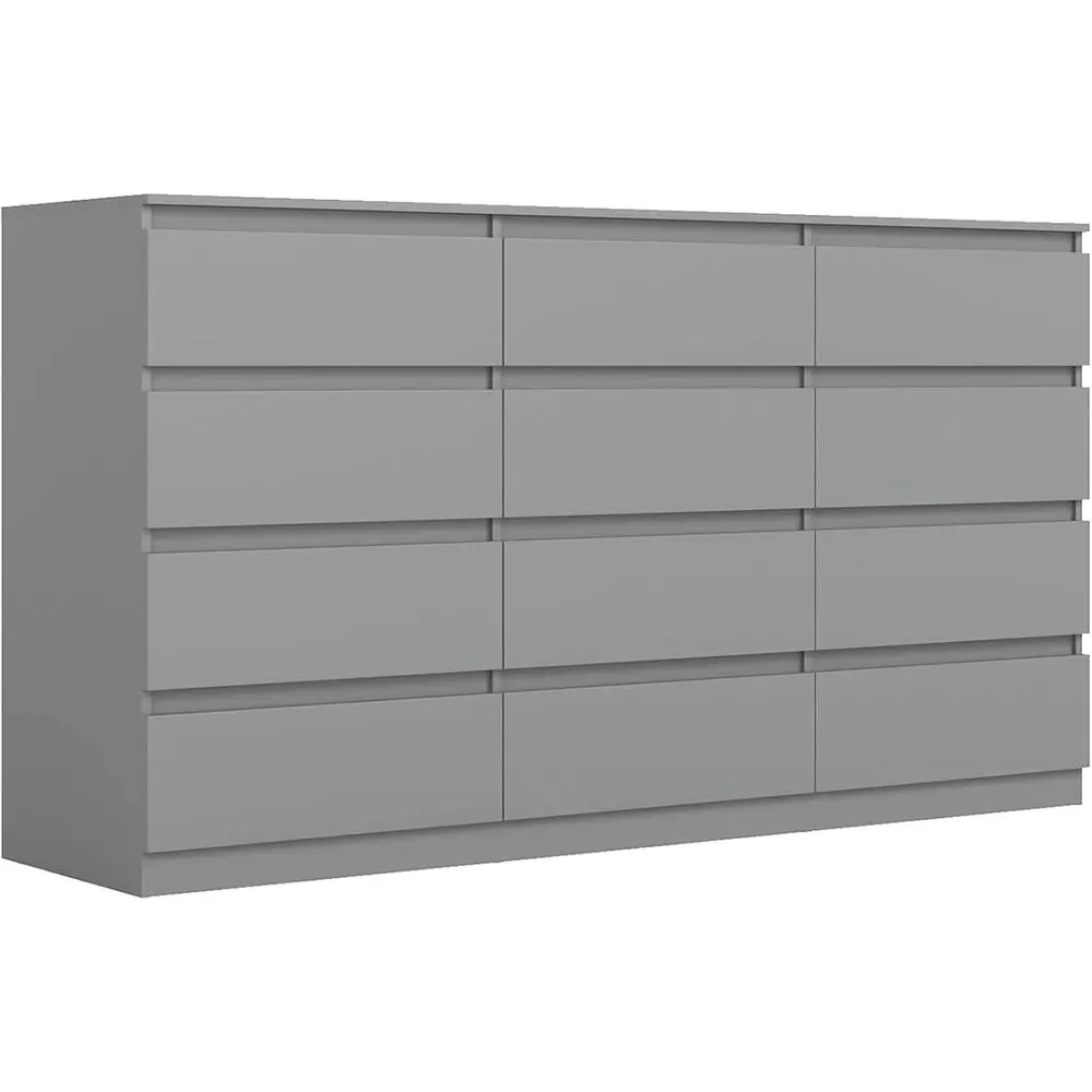 Large Wooden Chest with Wide Storage for Bedroom or Living Room, Grey
Large Wooden Chest with Wide Storage for Bedroom or Living Room, Grey