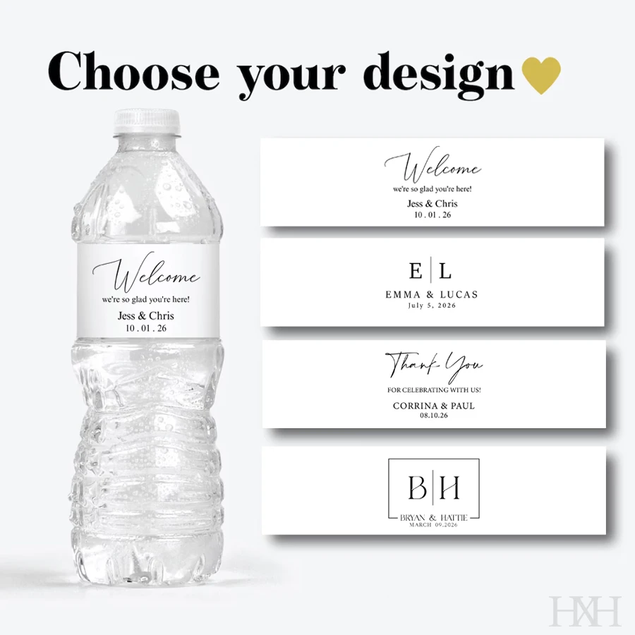 30/100pcs Personalized Water Bottle Stickers Waterproof Wedding Water Bottle Label Custom Stickers Wedding for Water Bottle
30/100pcs Personalized Water Bottle Stickers Waterproof Wedding Water Bottle Label Custom Stickers Wedding for Water Bottle